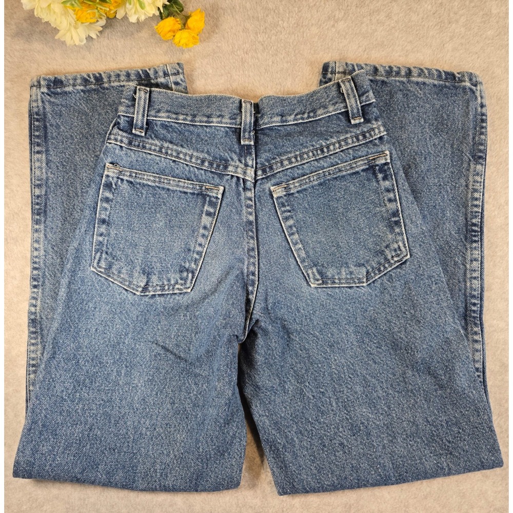 Rustler‎ Kids Jeans Blue Denim Slim Fit 90s Style Youth Size 12 Cotton 24x27